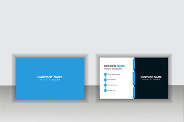Modern business card design. For personal and professional business.