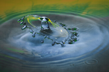 Macro Wassertropfen
