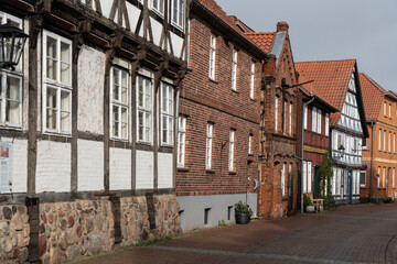 Fototapeta na wymiar Altstadt von Hitzacker an der Elbe