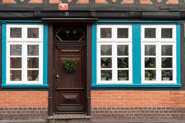 Türen in der Altstadt von Hitzacker an der Elbe