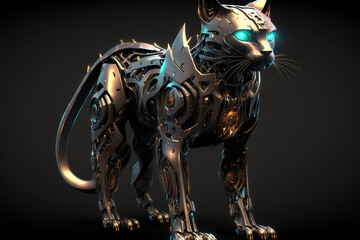 The Future is Meow: Futuristic Robotic Feline Ai