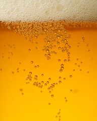 texture of lager beer