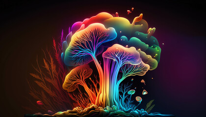 Rainbow-colored texture - HD Wallpaper - obrazy, fototapety, plakaty