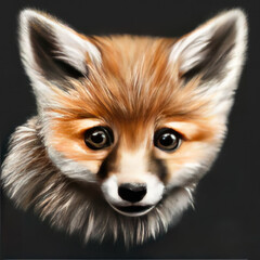 Cute Fox Cut Looking Directly At you