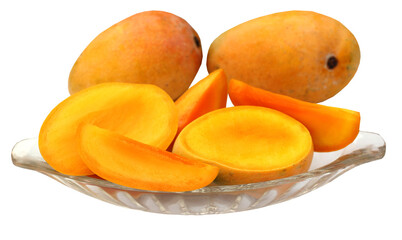 .Fresh sliced Mangoes