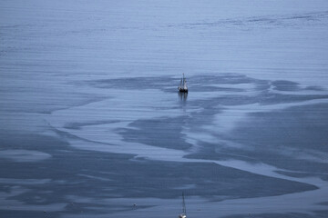 Sailboat on the ocean blue