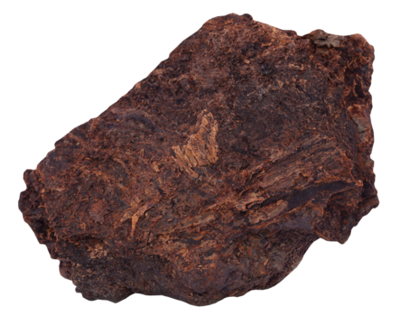 Close up of peat block