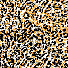 Illustration leopard pattern, leopard skin.