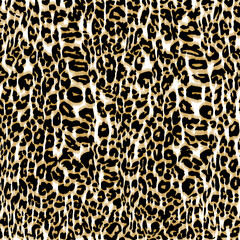 Illustration leopard pattern, leopard skin.