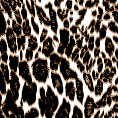Illustration leopard pattern, leopard skin.