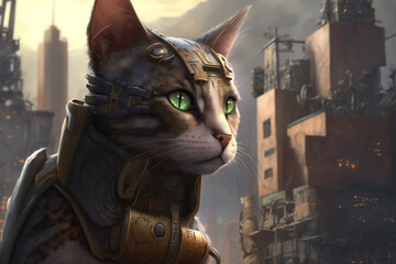 Cyber Feline: The Future Meets the Past Ai