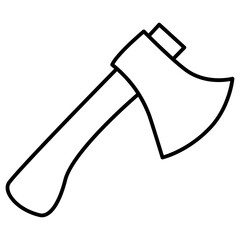 axe wooden equipment icon