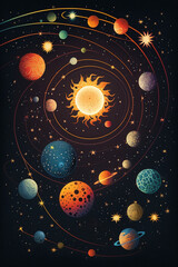 Children Book, Galaxy, Generative AI