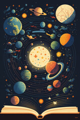 Children Book, Galaxy, Generative AI