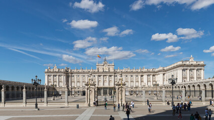 Obraz premium Royal Palace in Madrid, Spain