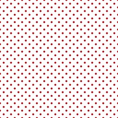 Polka dots seamless patterns, red and white can be used in the design of fashion clothes. Bedding sets, curtains, tablecloths, notebooks, gift wrapping paper