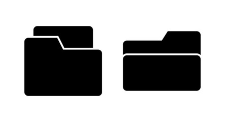Folder icon vector illustration. folder sign and symbol
