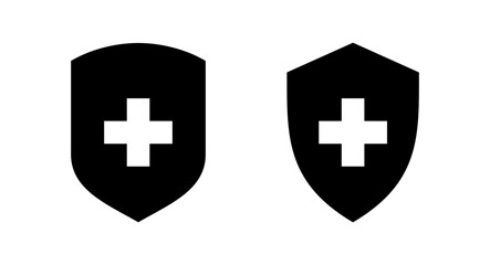 Health insurance icon vector illustration. Insurance document sign and symbol