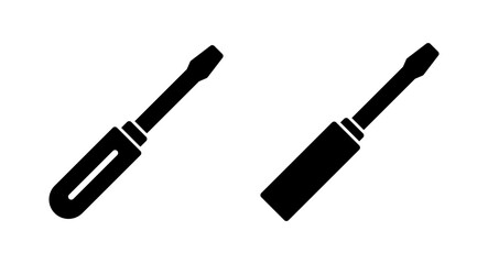 Screwdriver icon vector illustration. tools sign and symbol