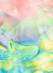 Abstract colorful background. Creative modern mixing pastel colors concept.