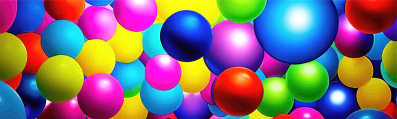Colorful and creative 3d abstract ball on blank background creates festive and decorative look for any celebration.