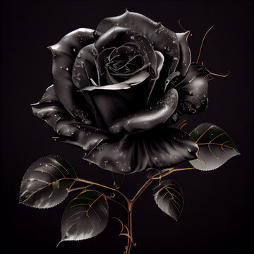 Premium Photo  Black rose flower close up dark roses background