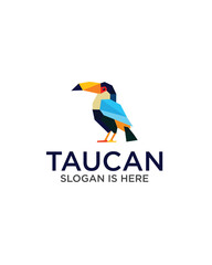 Beaked taucan bird vector illustration design