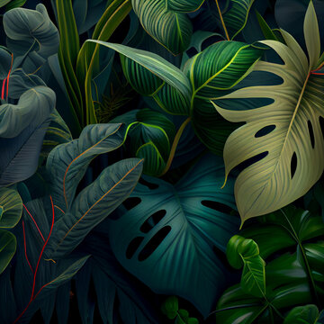 Tropical Leaves Desktop Wallpapers - Top Free Tropical Leaves Desktop  Backgrounds - WallpaperAccess