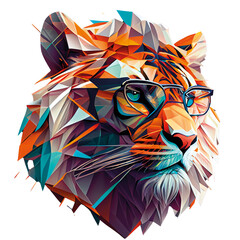 wise tiger polygons