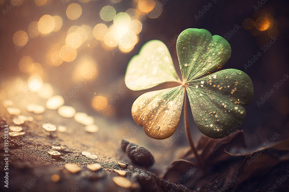 Aufkleber st. patrick's day abstract green background for design colorful abstract background