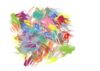 Fototapeta premium abstract watercolor Abstract art, Colorful Art Background, watercolor splatter, PNG, Transparent 