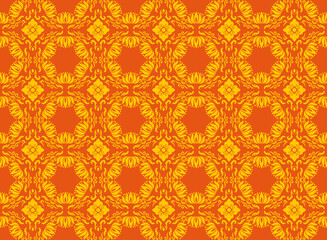 アジア調パターン18（オレンジ）