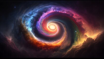 abstract spiral galaxy background