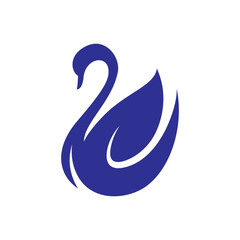 Obraz premium Swan logo images illustration