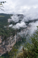 Beautiful view of the majestic Canyon del Sumidero in Mexico. 