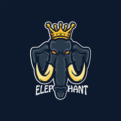 elephant mascot logo