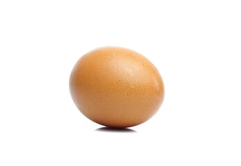 chicken egg isolated on white background