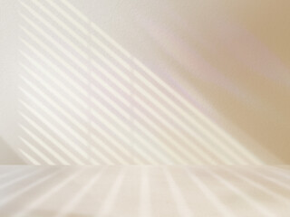 ブラインドの影、化粧品やパッケージの背景素材