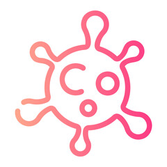 virus gradient icon