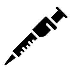 pipette glyph icon