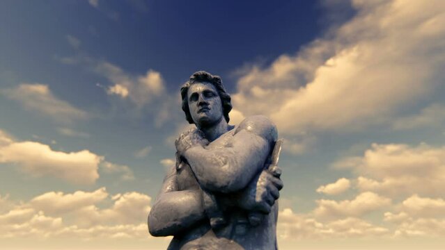 Spartacus Sculpture 3D Video Animation