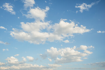 Clear skies with cloud in day. nature background