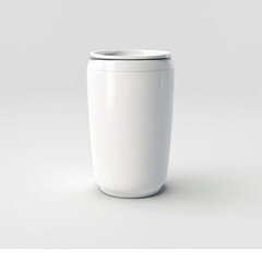 Create Your Own Design with a Blank White Coffee Tumbler - AI Generated