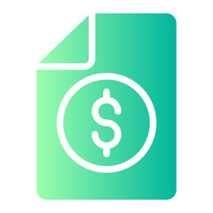bill gradient icon