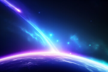 Fototapeta premium Space galaxy abstract background