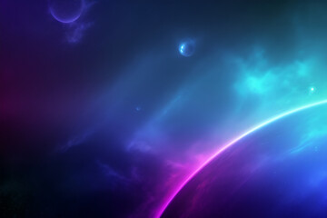 Obraz na płótnie Canvas Space galaxy abstract background