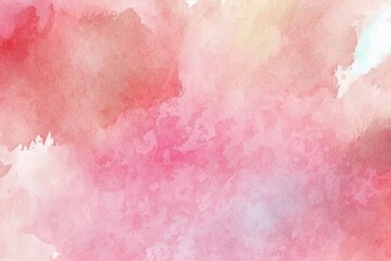 red pink pastel, splash hand painted watercolor abstract with Generative AI