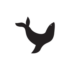 sea lion icon logo  vector
