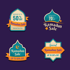 Ramadan Sale Label Template 