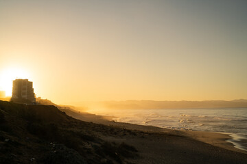 View of the coast of Skikda, North Algeria